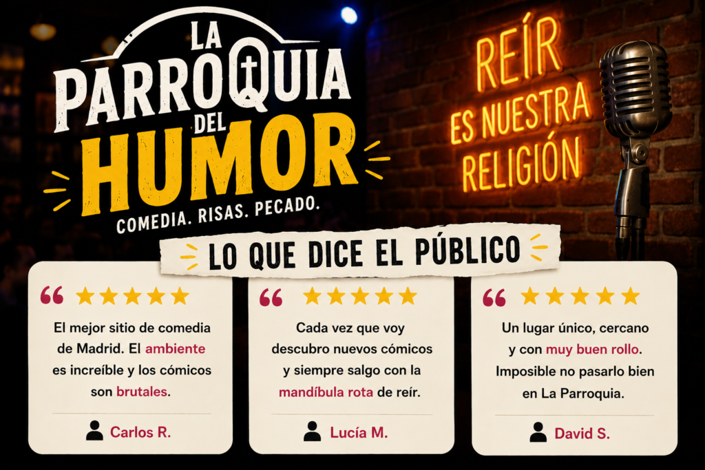 opiniones la parroquia del humor